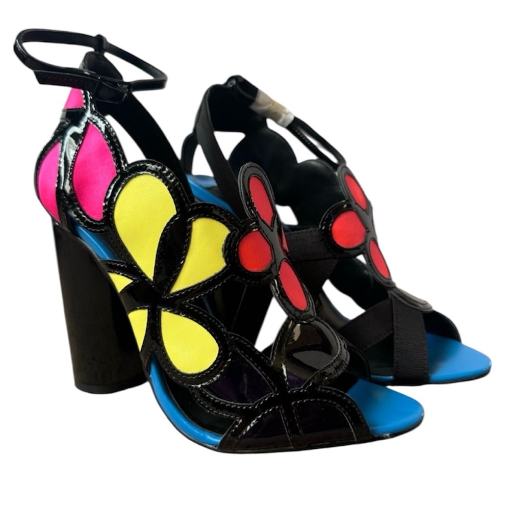 Kat Maconie Multicolored Block Heel Shoes NWT Size 5